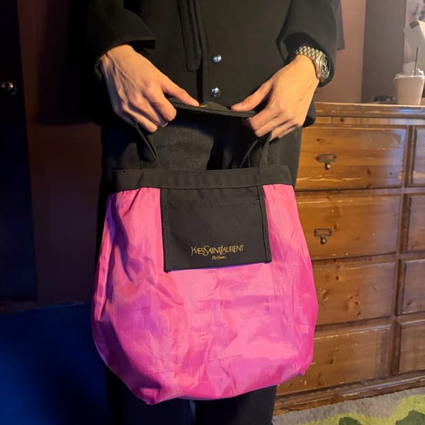 YVES SAINT LAURENT REVERSIBLE TOTE BAG