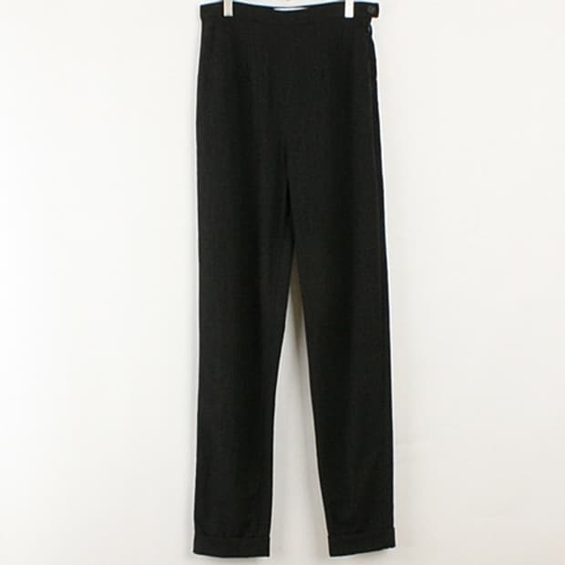 막스마라 그레이 울 슬랙스