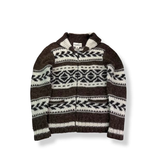 W 95 폴로 랄프로렌 데님엔서플라이 숄카라 코위찬 니트 집업