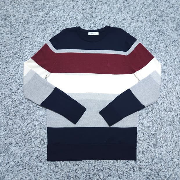 빈폴)100 남자 라운드 모직니트 / 왕눈이샵