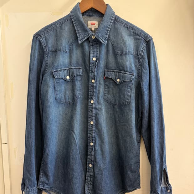 N18. 리바이스 데님셔츠 청셔츠