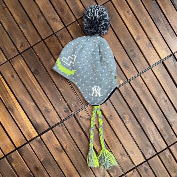 mlb 뉴욕 양키스 도트 폼폼 비니