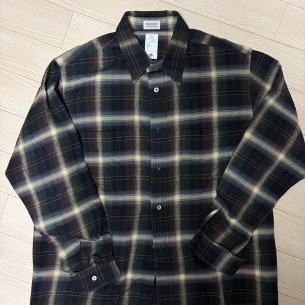 wasew 와쏘 체크 셔츠 