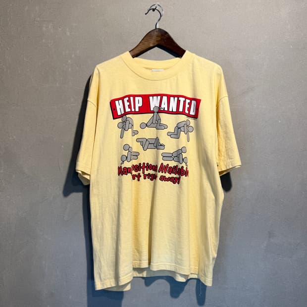 90s 에로 티셔츠 XL