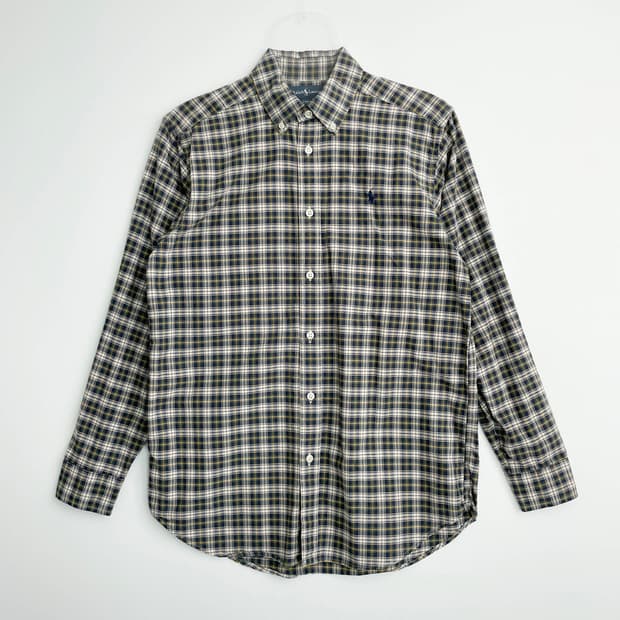 A2 폴로 랄프로렌 코튼 타탄체크 셔츠 S사이즈