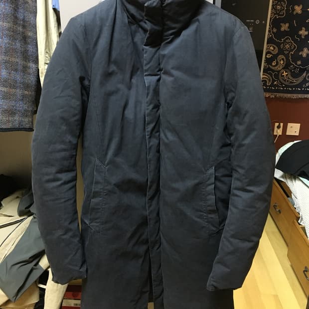 포엠 보헤미안 하이넥 롱패딩