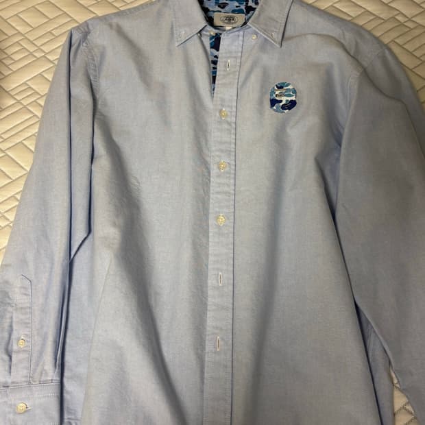 베이프 옥스퍼드 셔츠 men S 