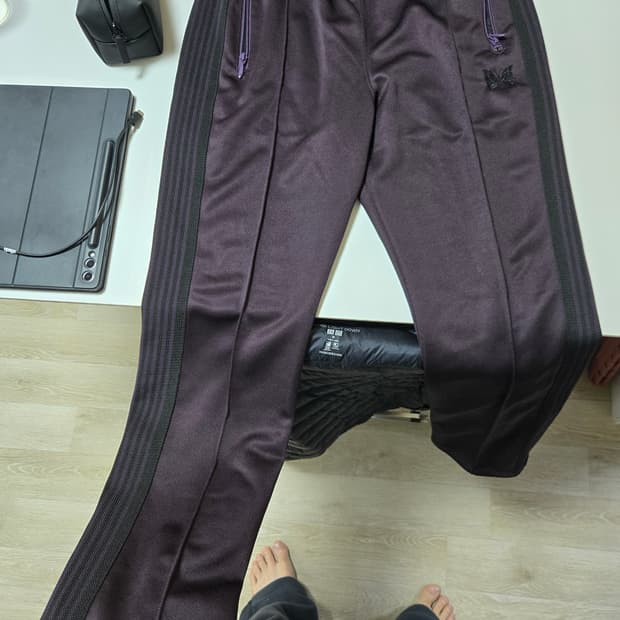 니들스 트랙팬츠 다크퍼플 네로우 M