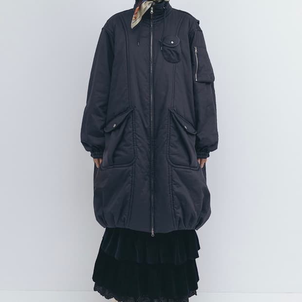 오픈와이와이 봄버 롱자켓