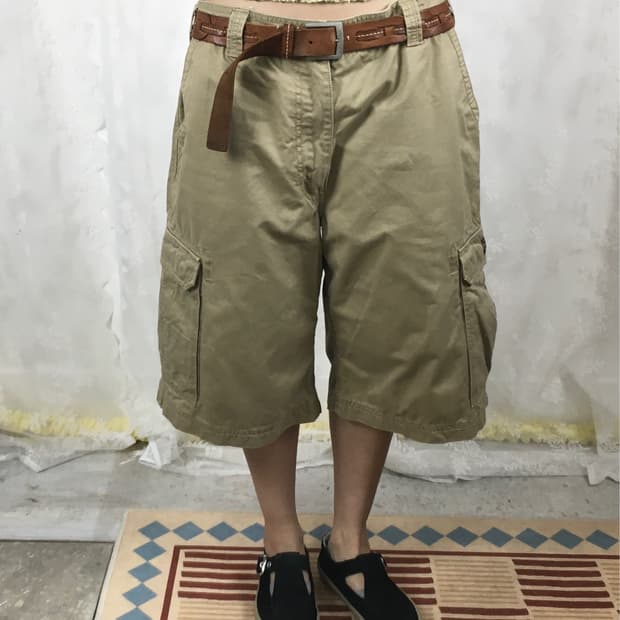 DICKIES beige cargo bermuda pants