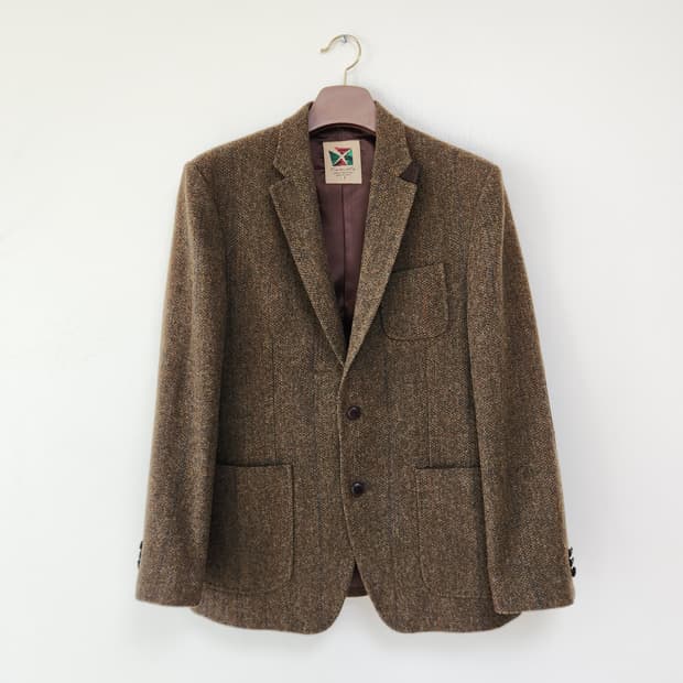 헤링본체크 블레이저