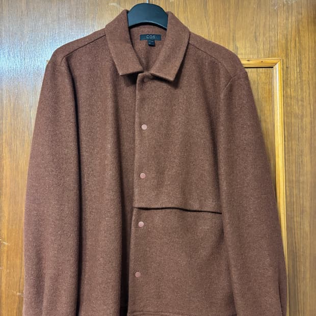 코스 울 자켓 브라운컬러 