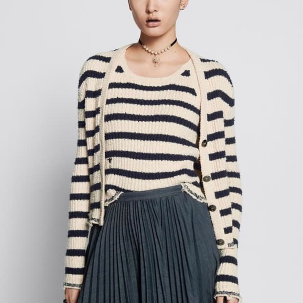 디올 가디건 세트 36