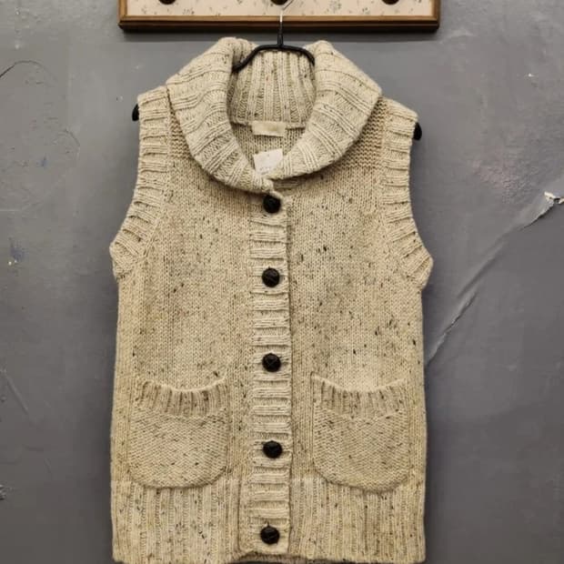 일본빈티지 니트조끼(새상품)