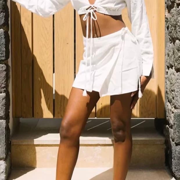 Labelrail x Eva Apio mini skirt UK6