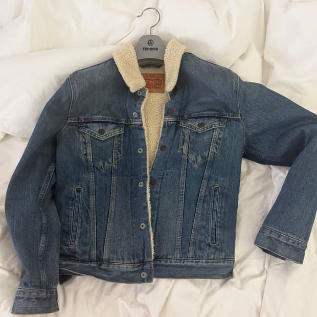 리바이스 양털 청자켓