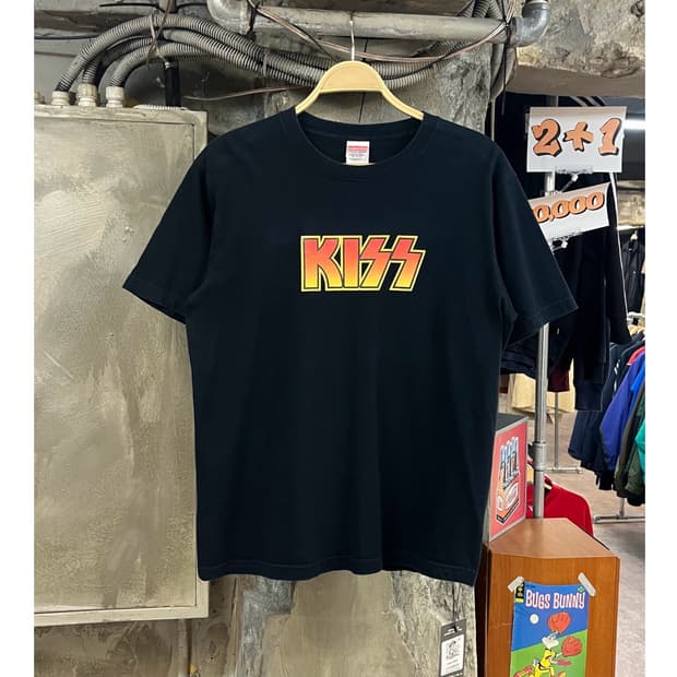 KISS 반팔티 블랙 L #csz3405