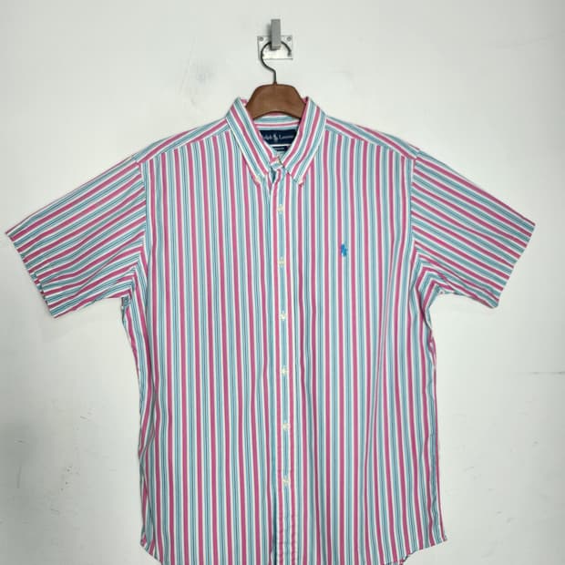 폴로 랄프로렌 스트라이프 반팔 셔츠