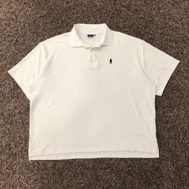 XL 예일 오버핏 카라 반팔 티셔츠