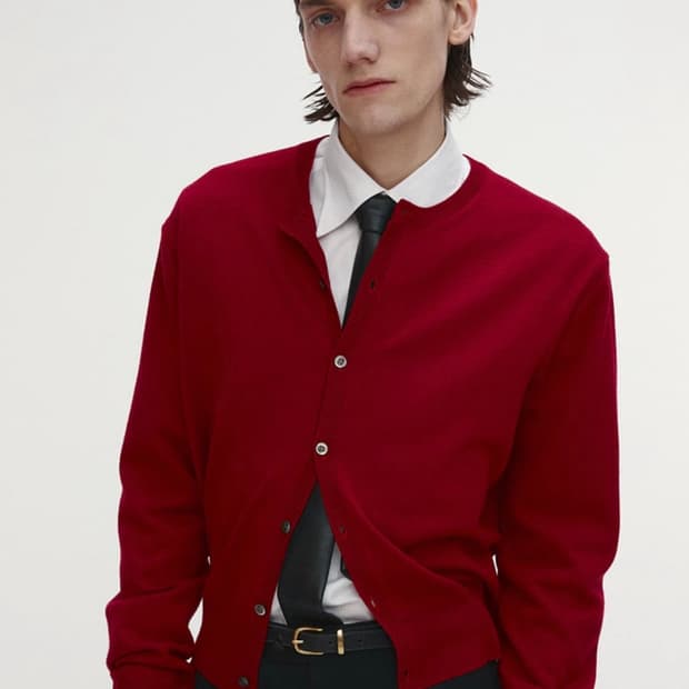 [구매] 토니웩 수퍼파인울 가디건 레드 M