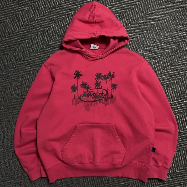 87mm Mmlg 빅로고 박시핏 후드 티셔츠o 5138