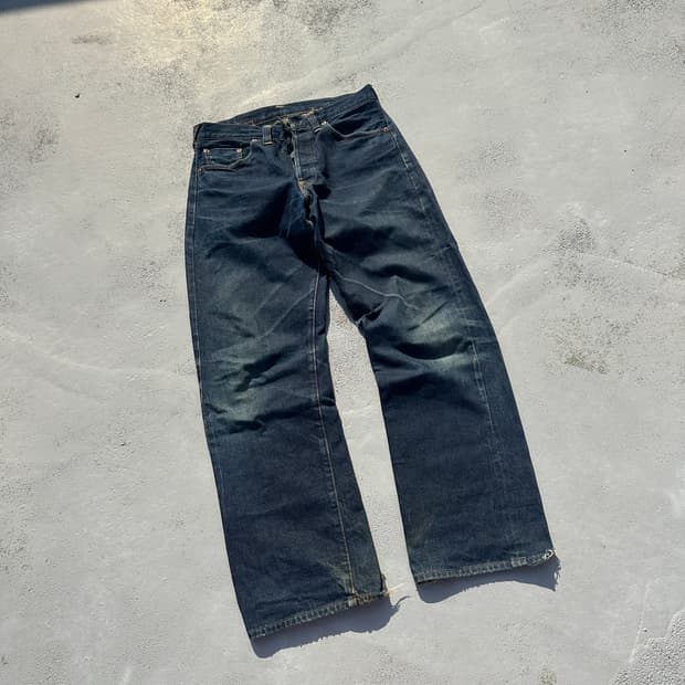 90s 리바이스 LVC 201xx 발렌시아 공장 Big E 셀비지 데님