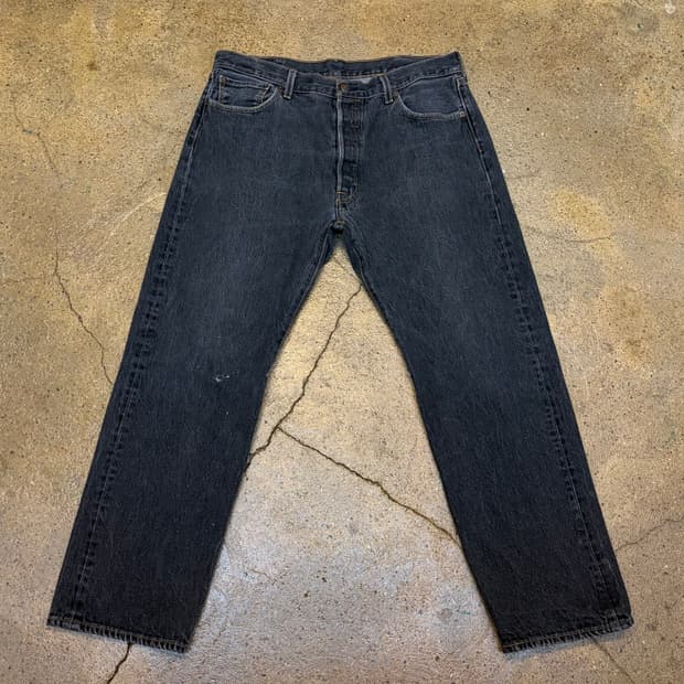00s 미국 빈티지 리바이스 501 블랙진 청바지