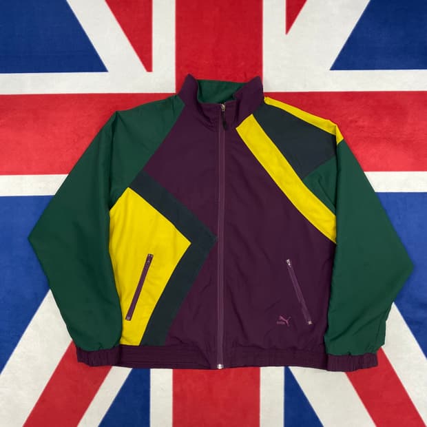 퓨마 올드스쿨 컬러블록 바람막이 3XL