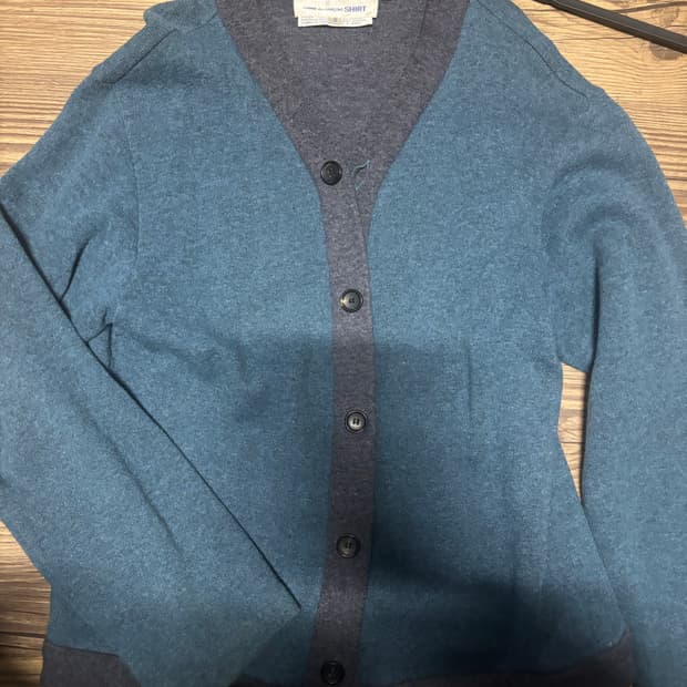 꼼데가르송 셔츠 가디건