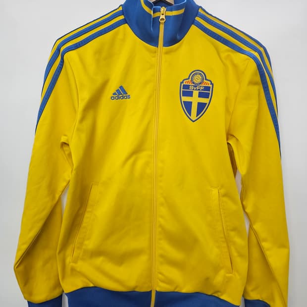 아디다스 스웨덴 국대 트랙탑 져지 90사이즈