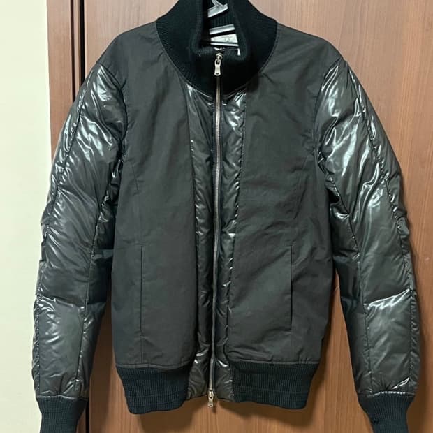 THE VIRIDI ANNE 하이넥 구스다운 플라이트 자켓