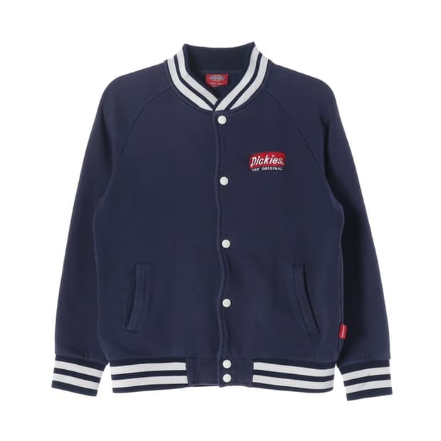 디키즈 로고 스웨트 바시티 자켓 S