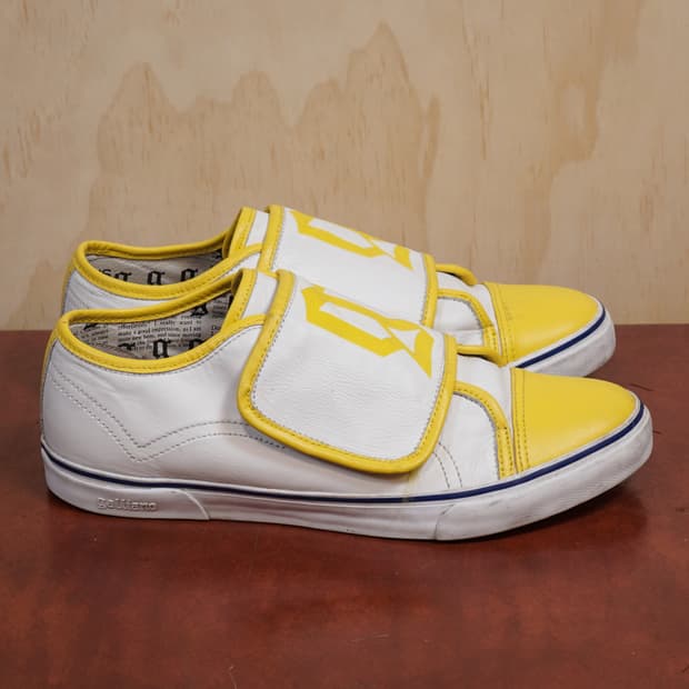 존갈리아노 레더 벨크로 스니커즈