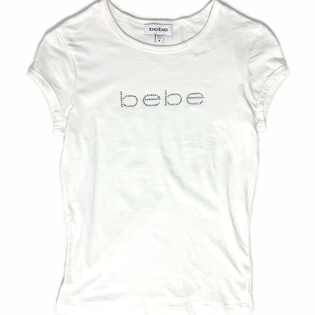 bebe 큐빅 티셔츠