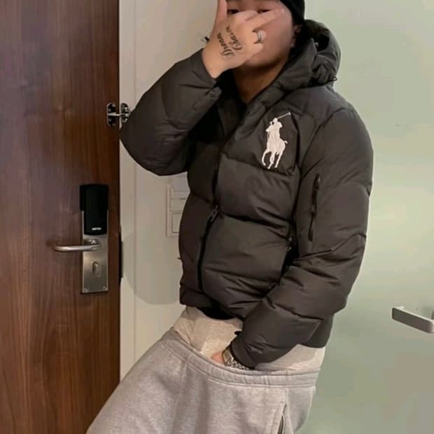 폴로 빅포니 빈티지 후드패딩