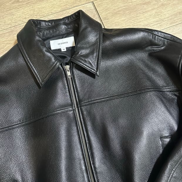 Ox스튜디오 램스킨 자죽자켓