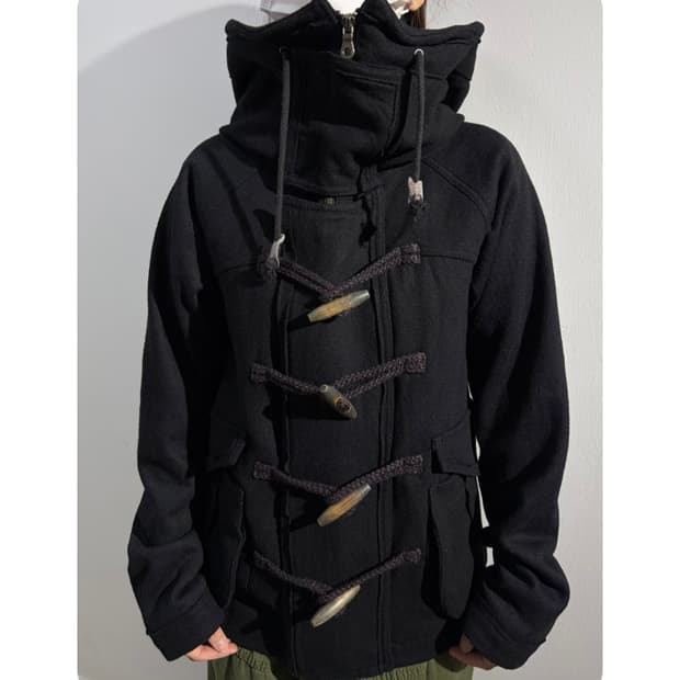 00s Ppfm 아카이브 울 하이넥 코트