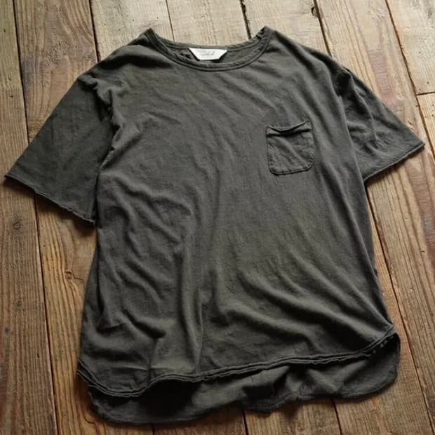 구매)워드로브41 CUT- OFF LAYERED T-SHIRT (D.G