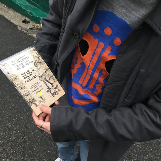 꼼데가르송 셔츠 페이스 울 니트