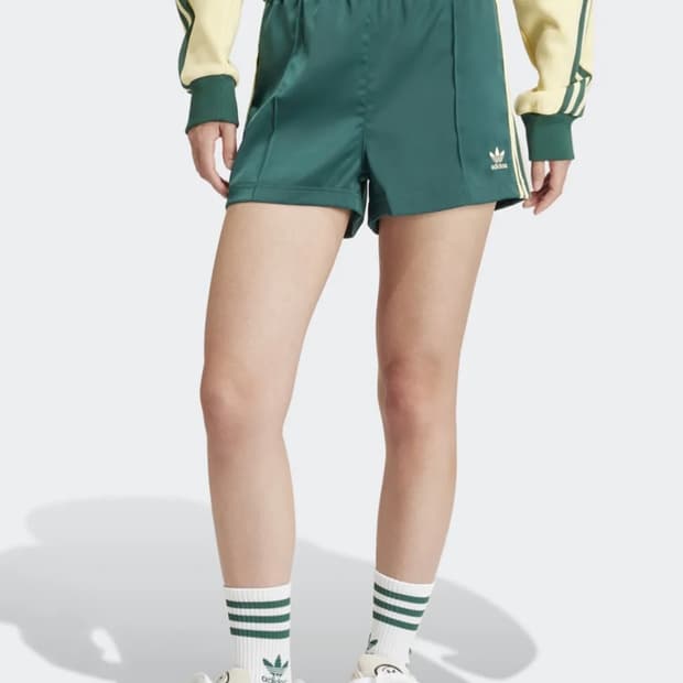 아디다스 3s 새틴 숏 져지 팬츠 반바지