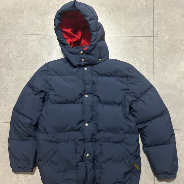 랄프로렌 폴로 네이비 다운 패딩 파카  55~66size