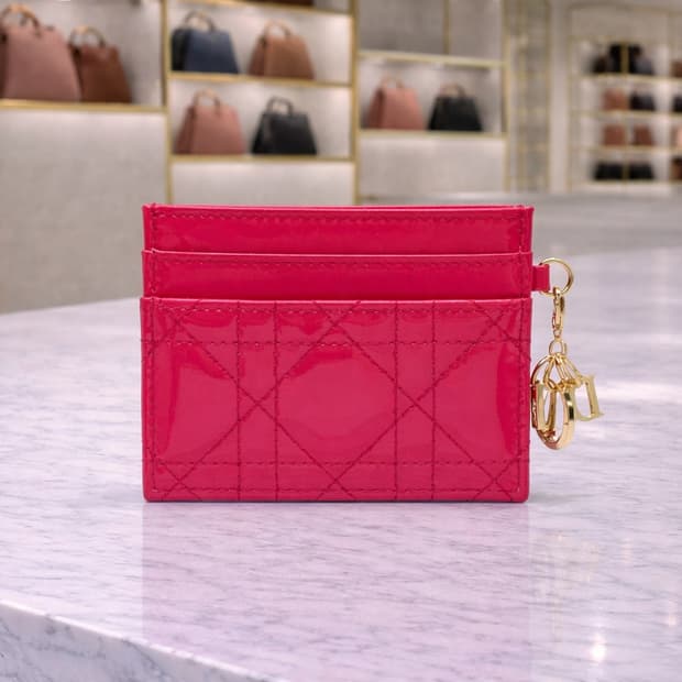 [A급] 디올 레이디 디올 페이던트 까나쥬 카드 지갑 판매합니다!!!
