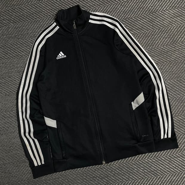 아디다스 에센셜 트랙탑 블랙 져지y 5188