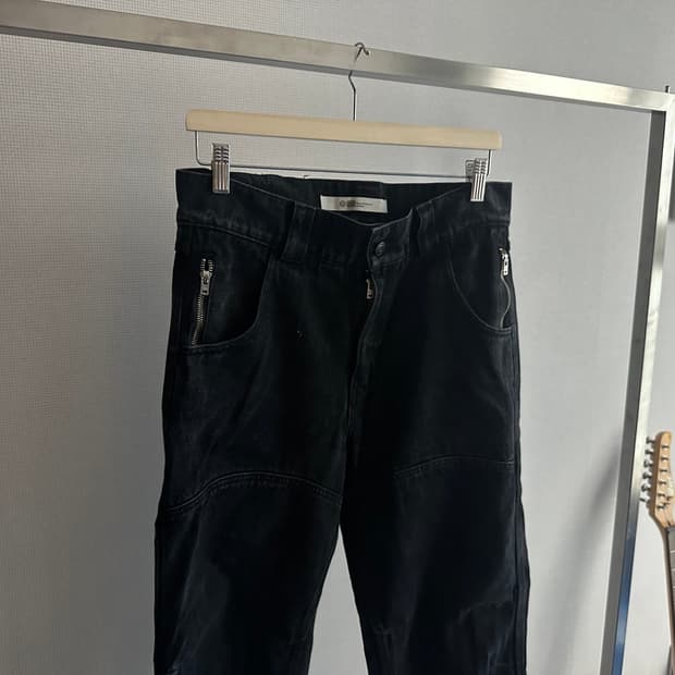 PLASTICPRODUCT MPa CALF POCKET PANTS (BL