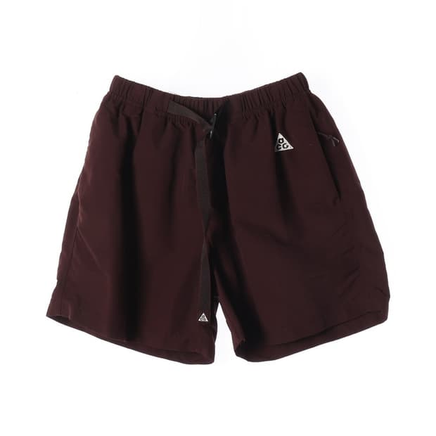 나이키 ACG 버건디 나일론 하프팬츠 M