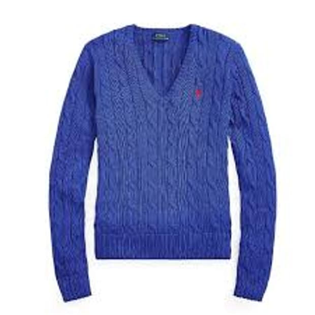 폴로 랄프로렌 울 캐시미어 브이넥 니트 M사이즈