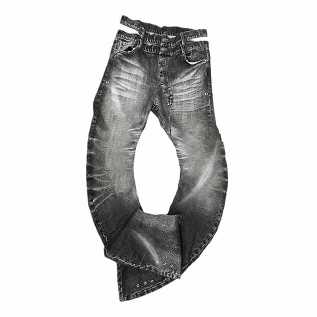 Curved jeans
