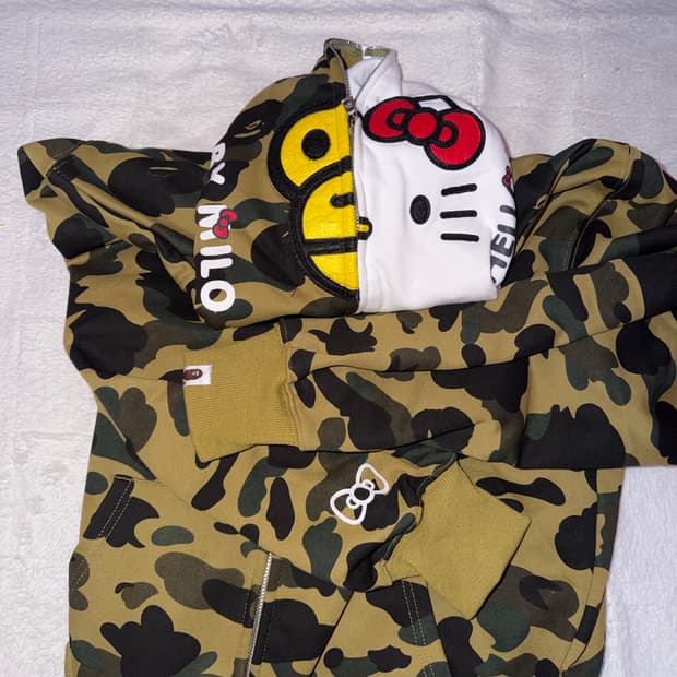 키티베이프후드집업 L 대장갸루힙카모크롬하츠stc어항