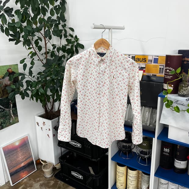 폴로랄프로렌 우먼 플로랄 버튼다운 셔츠 6