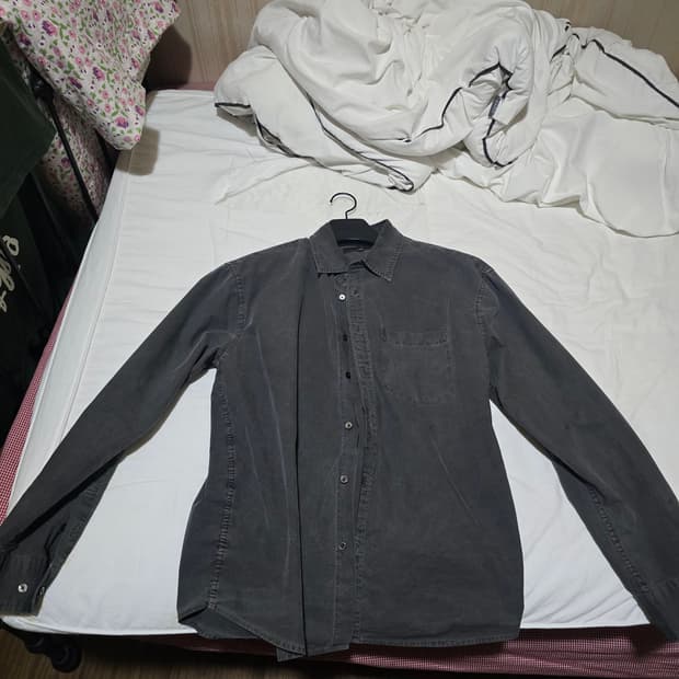 유니온블루 dyed 런드리 셔츠 차콜 s